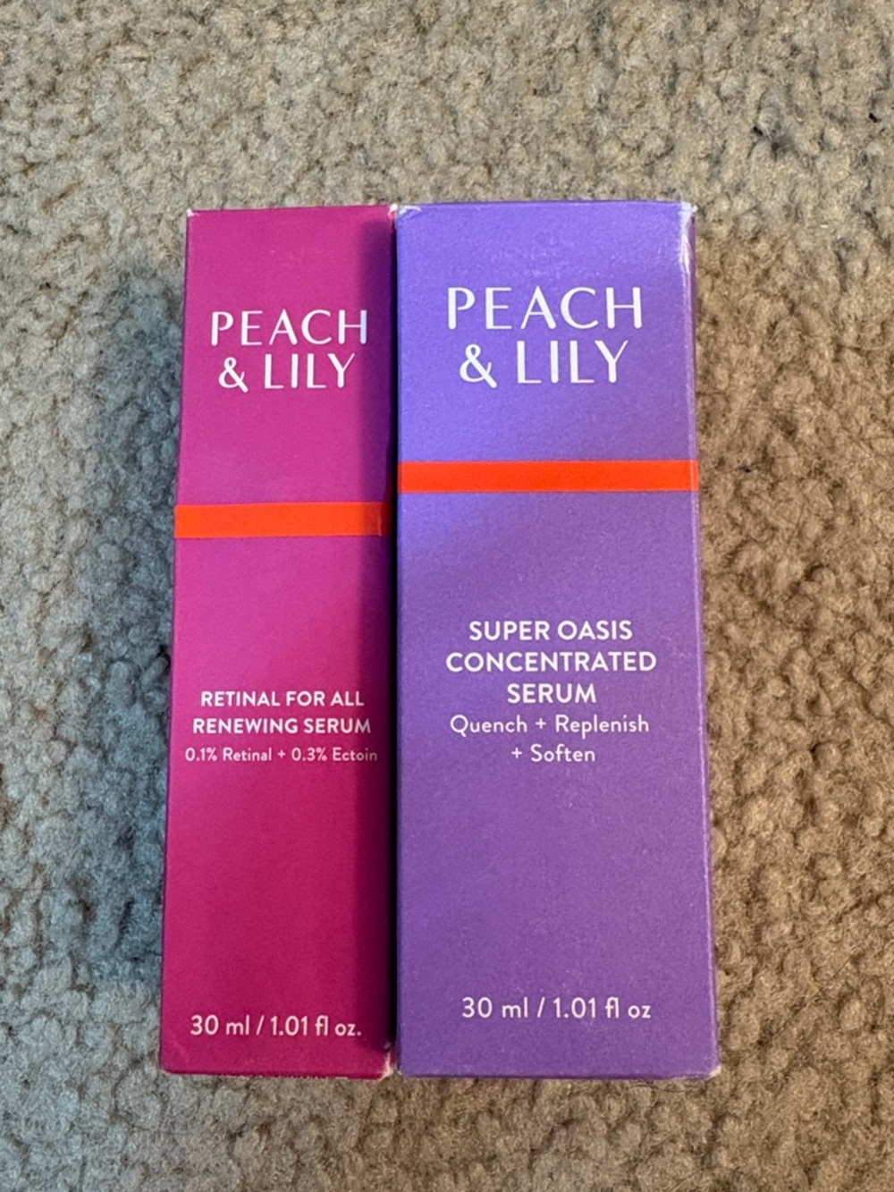 Peach & Lily Retinal & Super Oasis Serums - NEW SEALED